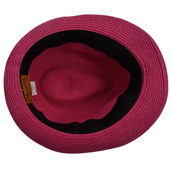 Goldcoast Sunwear Pink Straw Hat with Leather Band - Picture 7 of 7